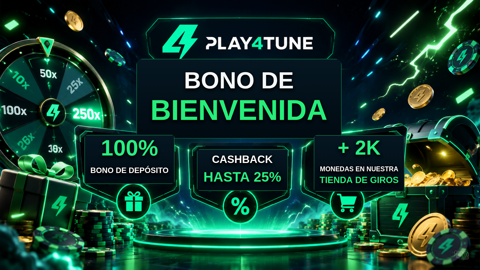 Bono de bienvenida de Play4Tune